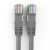 沃德森超五类网线 高速CAT5e百兆网络连接线 电脑网络跳线 超五类跳线 灰色2米