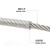304不锈钢包塑钢丝绳包胶塑胶钢丝绳透明带皮钢绞线2/3/4/5/6/8mm 外径1.2mm 1m