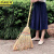 京洲实邦 户外大扫把庭院花园硬毛扫地笤帚【斜形长柄扫把】JZSB-3276