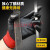 曼睩 12双优质丁晴红色 手套劳保工作耐磨橡胶胶皮带胶塑胶防滑挂胶手套