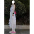 范哲芙茶歇法式小个子吊带连衣裙夏季女新款感气质长裙子质感感 白色 M