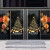 京佐（JINGZUO）2024新年圣诞节布置静电贴纸店铺节日圣诞树装饰玻璃橱窗贴门贴画 U1224 B款 小