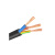 金龙羽 国标铜芯电线 多芯多股软线铜线电缆 RVV2*0.5平方电线 100米/卷 黑色
