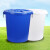 木野村大水桶塑料桶大号大容量带盖加厚食品级胶桶大白桶储水桶家用圆桶 白色（无盖） 200L桶口外径66高81cm