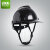 约巢适用于碳纤维花纹头盔工地国标ABS黑色安全帽领导监理头帽印 盔型透气碳纤维色亮红
