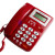 定制定制D006来电显示电话机 办公 经典大方  宾馆座机 D011特大铃声大按键可摇头大红