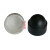 定制M12膨胀螺丝盖帽螺母防护套螺母塑胶塑胶防尘防锈螺帽保护帽 M12*18*23/白色(20个)