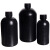 垒固 黑色样品瓶大小口塑料圆瓶 避光试剂瓶带内衬 小口1000ml 塑料圆瓶 