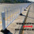 智宙京式道路护栏UM型隔离栏 城市马路防撞人车分流隔离人行道栏杆 白色1.2米高 （加厚款）每米价格