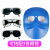 标护电焊防护罩脸部面罩焊帽头戴式牛皮松紧带轻便氩弧烧焊工眼镜 pc面罩+3个颜色眼镜+松紧带
