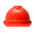 梅思安ABS豪华超爱戴有孔红色防撞头盔透气安全帽+双色logo单处定制印字不含编码1顶