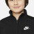 NIKE耐克新款儿童运动套装 户外拉链长袖外套长裤两件套DH9661-010 黑色 L