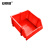 安赛瑞 零件盒 组合式塑料物料元件工具盒储存盒250×220×120mm 红色 2B00532