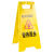 黄色警示牌折叠A字牌人字牌告示指示提示牌注意安全 小心地滑-警示牌
