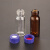 透明螺口进样瓶2/4ml液相气相色谱样品瓶棕色9-425 13-425玻璃瓶 盖垫2ml-蓝色开孔(100个)