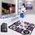 贝木惠（beimuhui）超火的跳舞毯单人电脑专用USB接口跑步瑜伽健身跳舞 高贵紫、有线USB（电脑专用）