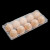 稳斯坦 W5985 (50个)一次性鸡蛋运输包装盒 透明吸塑防震鸡蛋盒托盘 30格(283*236*65)