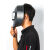 手持式电焊面罩半自动焊帽氩弧焊工塑料防水加厚焊接焊机脸部 面罩送8号镜片2黑2白
