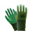 盛港浸胶线手套 加厚防滑耐磨防油工地干活劳保手套 绿色120双装SGA688