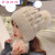 DICIFYpbmr帽子女冬时尚仿兔毛帽子女冬季韩版女士高颜值毛线帽百搭加绒 DF三球-米色