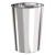 海斯迪克 gnjz-1230 圆形不锈钢垃圾桶 带内桶室内商场垃圾桶 翻盖港式桶 不锈钢本色38*73cm