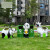 户外卡通动物熊猫分类垃圾桶玻璃钢雕塑游乐园商场用美陈装饰摆件 组合二十一