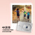 HKMW索尼SONY同款随身小型迷你照相机CCD高清数码相机旅游校园学生党入门女生复古高清数码相机 白色(双摄+可录像+16G内存卡)