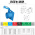第二代工业插头插座连接器三相3芯4P5孔16A/32A防水非防爆IP44 第二代4P32A IP44连接器GP-526