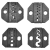 压接钳模块工具套装 冷压钳接线端子钳压线钳模头 紧线钳压块 336-3模块