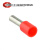 接线端子0.5平方插针管型插针形护套预绝缘端头线鼻VE1008 VE2508红色2.5平