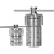 不锈钢水热反应釜高压消解罐压力溶弹实验室四氟内衬 LC-KH-100