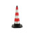 橡胶警示牌路锥反光路障雪糕桶锥形桶隔离墩道路施工安全高速分 红体3斤