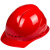 酷仕盾 防砸透气 工业头盔 新国标 抗冲击一筋ABS安全帽 一顶 红色 