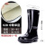 回力 劳保防水防滑耐磨雨靴028带反光条雨鞋 028-中筒黑色 40码