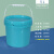 pp广口桶5升L塑料桶酒酿桶透明打包桶热汤密封外卖桶家用储物桶水桶 5L-透明