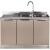 逸达尚 92049 不锈钢橱柜水槽灶台一体橱柜厨房整体橱柜碗柜 170平面