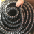 欧瑞宝正挖掘机液压油管洗车机水管高压胶管耐磨加厚电线缆螺旋保护套50米 黑色 内径6mm/长50米