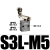 气动机械阀S3B/S3L/S3R/S3V/S3HS/S3PM/S3PL/S3PF/S3HL-M5-0 S3L-M5