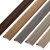 zimir铝合金7字直角收边条装饰条木地板收口条包边条木纹L型封边压条 木纹直角 灰橡木2*0.8cm 1.8m