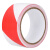 俱威 警示胶带PVC斑马线胶带安全警示胶带5S贴地胶带 白红 48mm*33m AF-1239-2