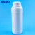 海斯迪克 HKCL-419 加厚圆瓶化工瓶 密封包装瓶 带盖铝箔液体塑料瓶 500ml乳白色
