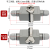 重载连接器对接型矩形HE-4芯6芯10芯16芯24芯航空插头插座连接器 4芯对接