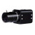 4K高清网路摄像头室内有线智能手动变焦设备安防监控工业相机枪机 黑色（DC12V供电） 无内存5MP6mm