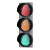 德威狮定制红绿灯交通信号灯警示灯道路光信号障碍灯机动车信号灯 300mm红人/动态绿人