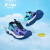 特步（XTEP）儿童童鞋夏季包头科技旋钮扣沙滩鞋 深邃蓝/紫外光 35码