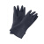 劳保佳 乳胶手套 加强加厚清洁洗碗防水橡胶手套 外黑内橙 1双装 XL码