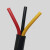 国标铜RVV护套线2二3三芯4四五芯2.5 46 10 16平方电缆电源电线 2芯16平方(1米)