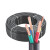 佳雁 电线电缆YZ 3*4+1*2.5平方中型橡套线 国标3+1芯铜丝软电缆100米