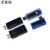 USB电压电流表Type-C容量计时功率温度检测显示充电器接口测试仪 USB 电压电流表 黑色