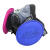 百安达百安达防尘半面罩KN100粉尘煤矿打磨PM2.5硅胶防护面具FEA05 面罩主体+4片蓝滤棉